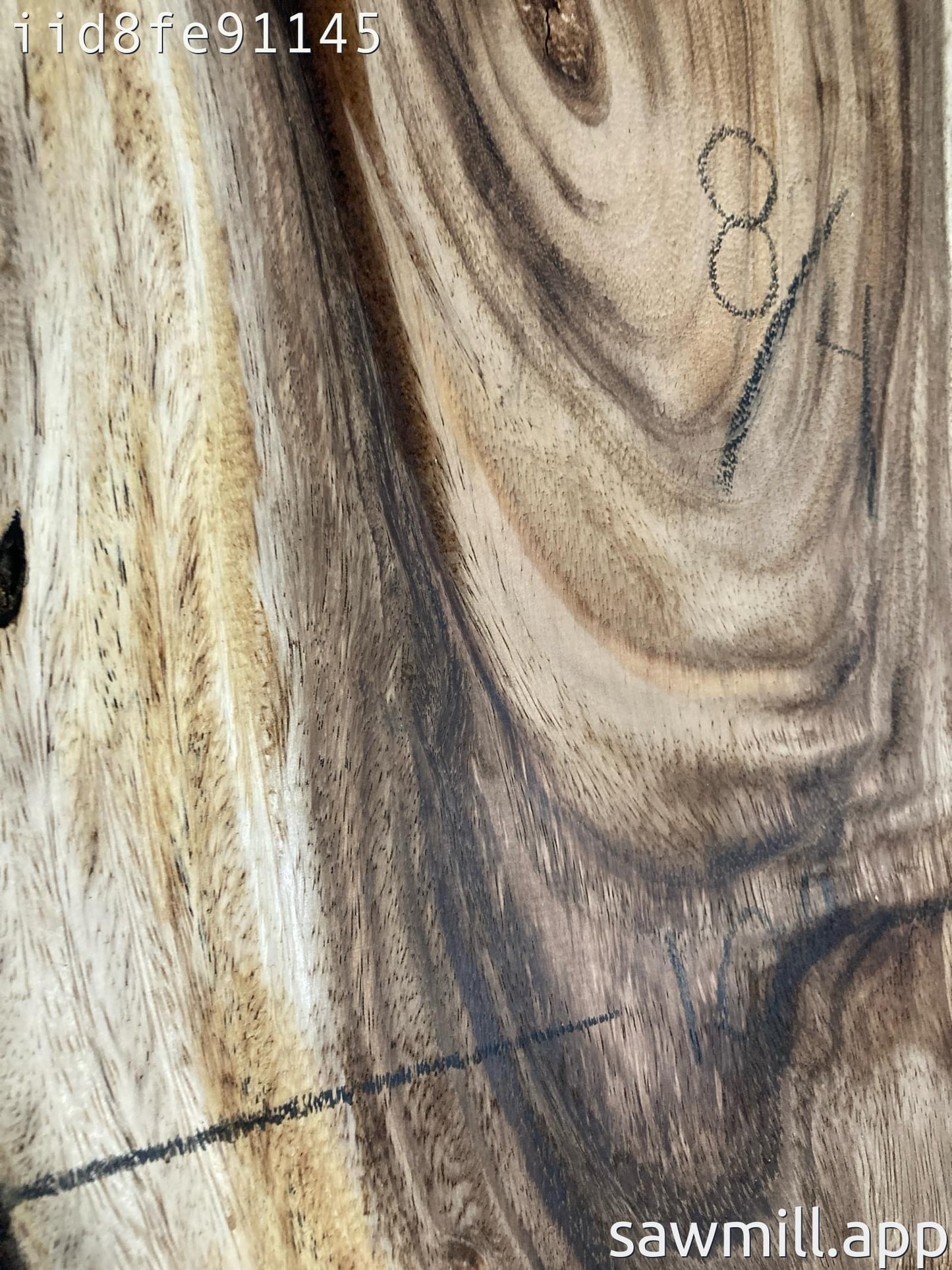 2" x 12" x 67" Monkeypod