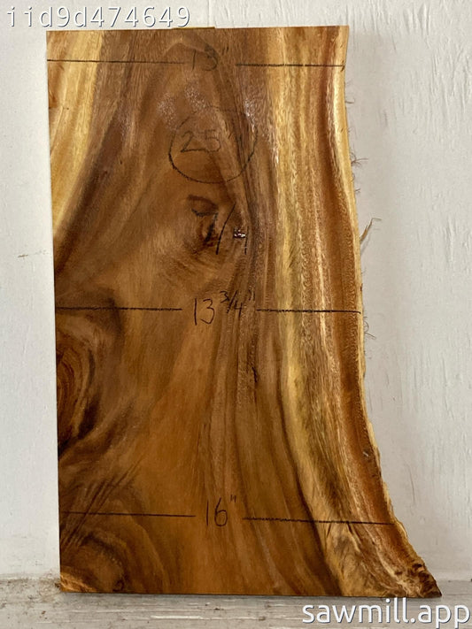 1.75" x 16" x 25" Monkeypod