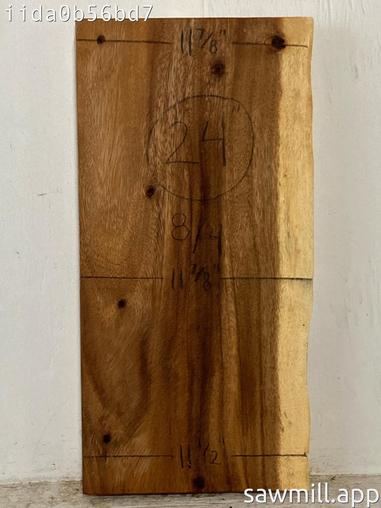 2" x 11" x 24" Monkeypod