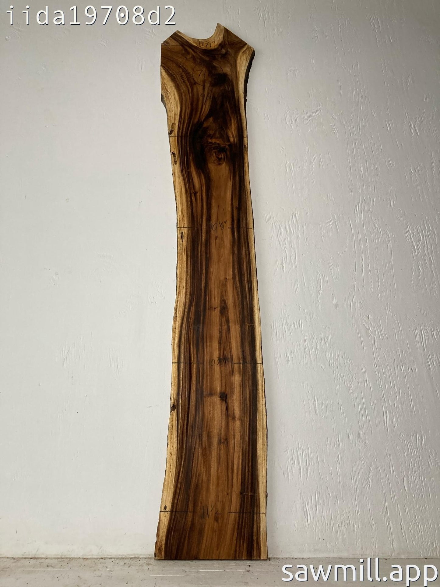 1" x 14" x 71" Monkeypod
