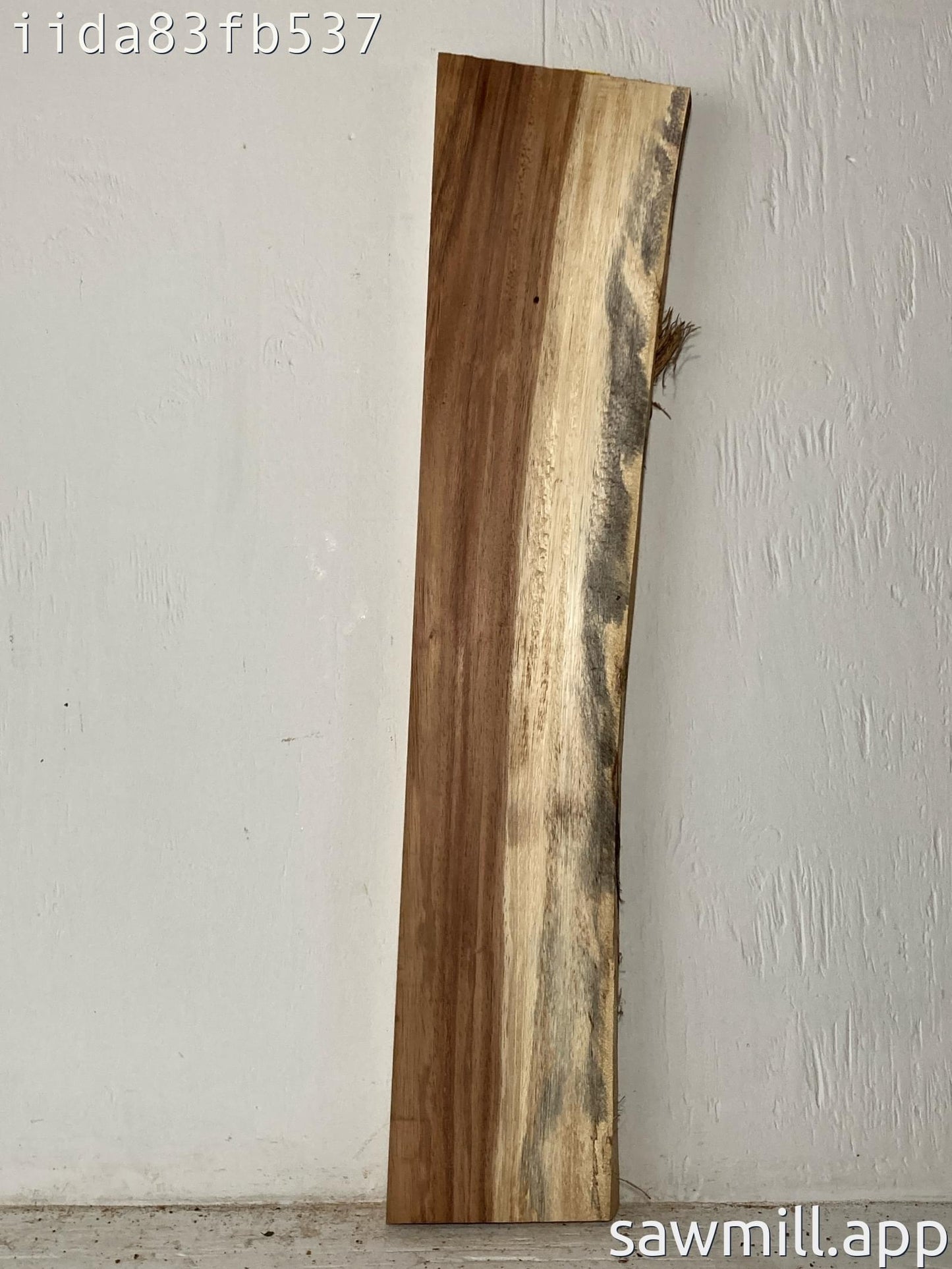 1.5" x 8" x 37" Chocolate Albizia