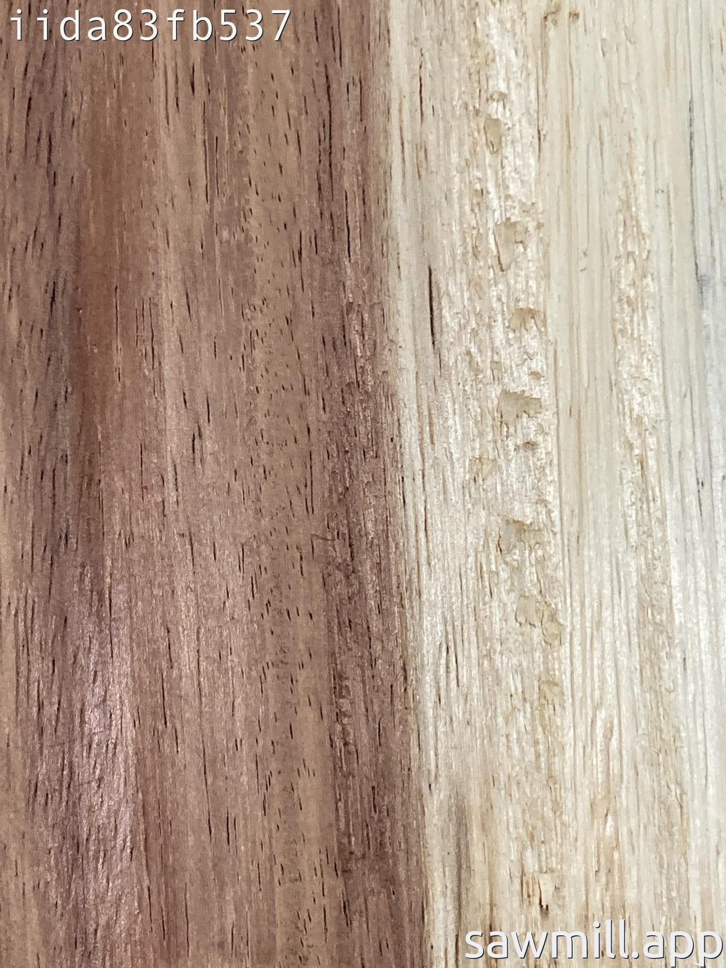 1.5" x 8" x 37" Chocolate Albizia