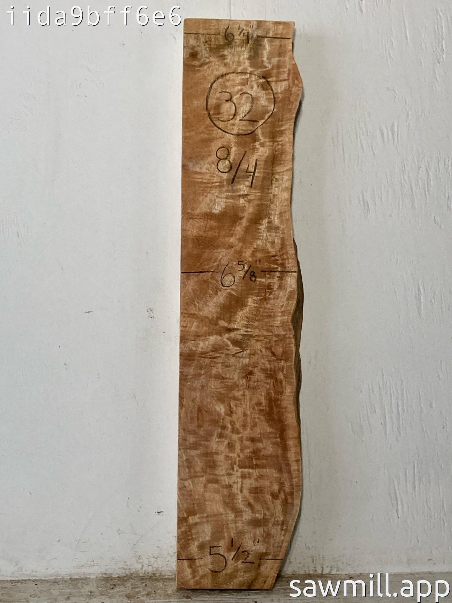 2" x 6" x 32" Mango