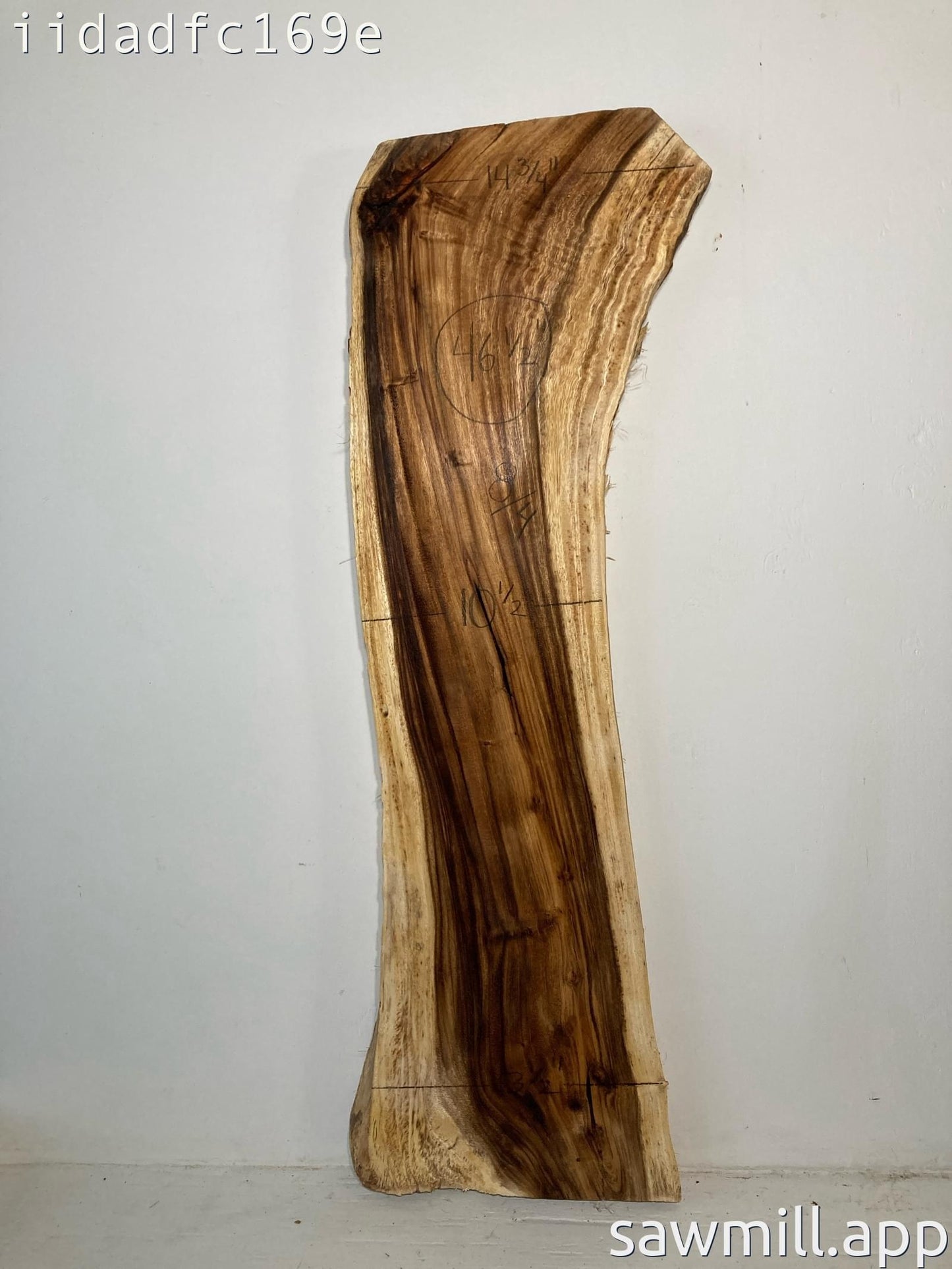 2" x 14" x 46" Monkeypod
