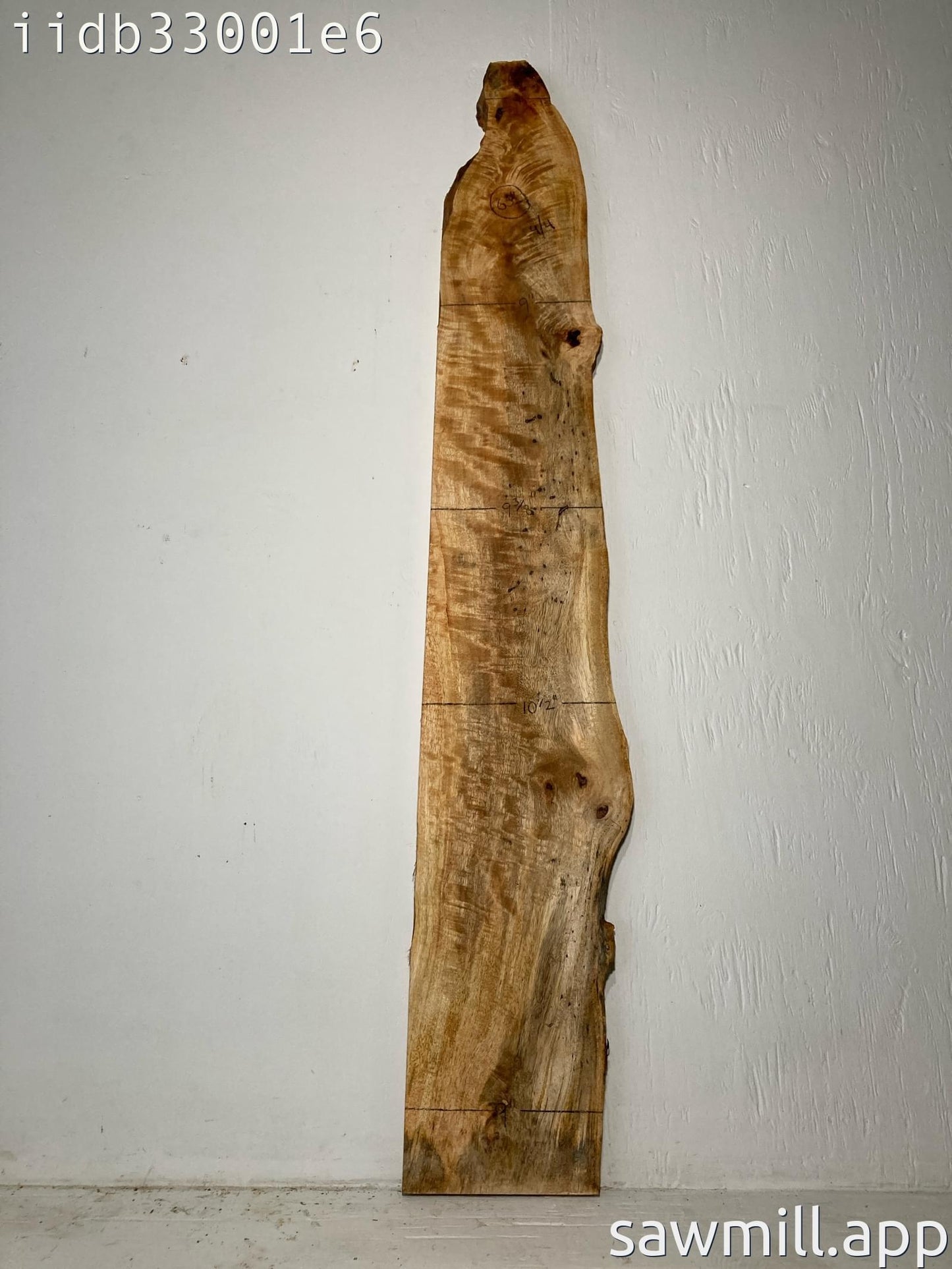 1" x 10" x 63" Mango