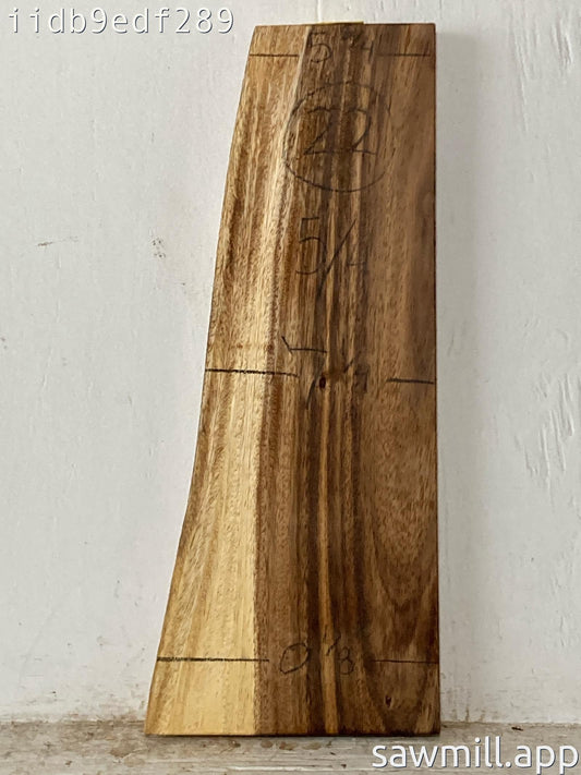 1.25" x 9" x 22" Monkeypod