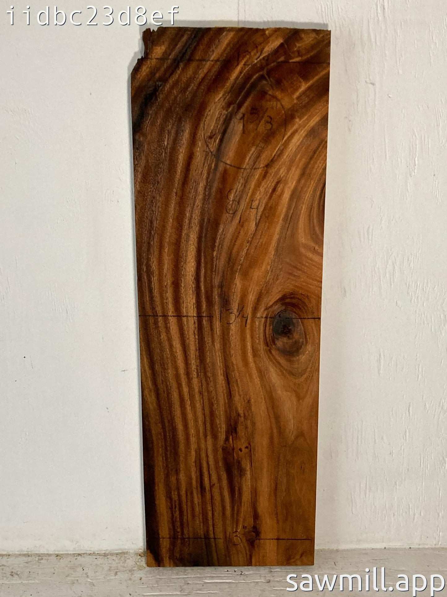 2" x 13" x 39" Monkeypod