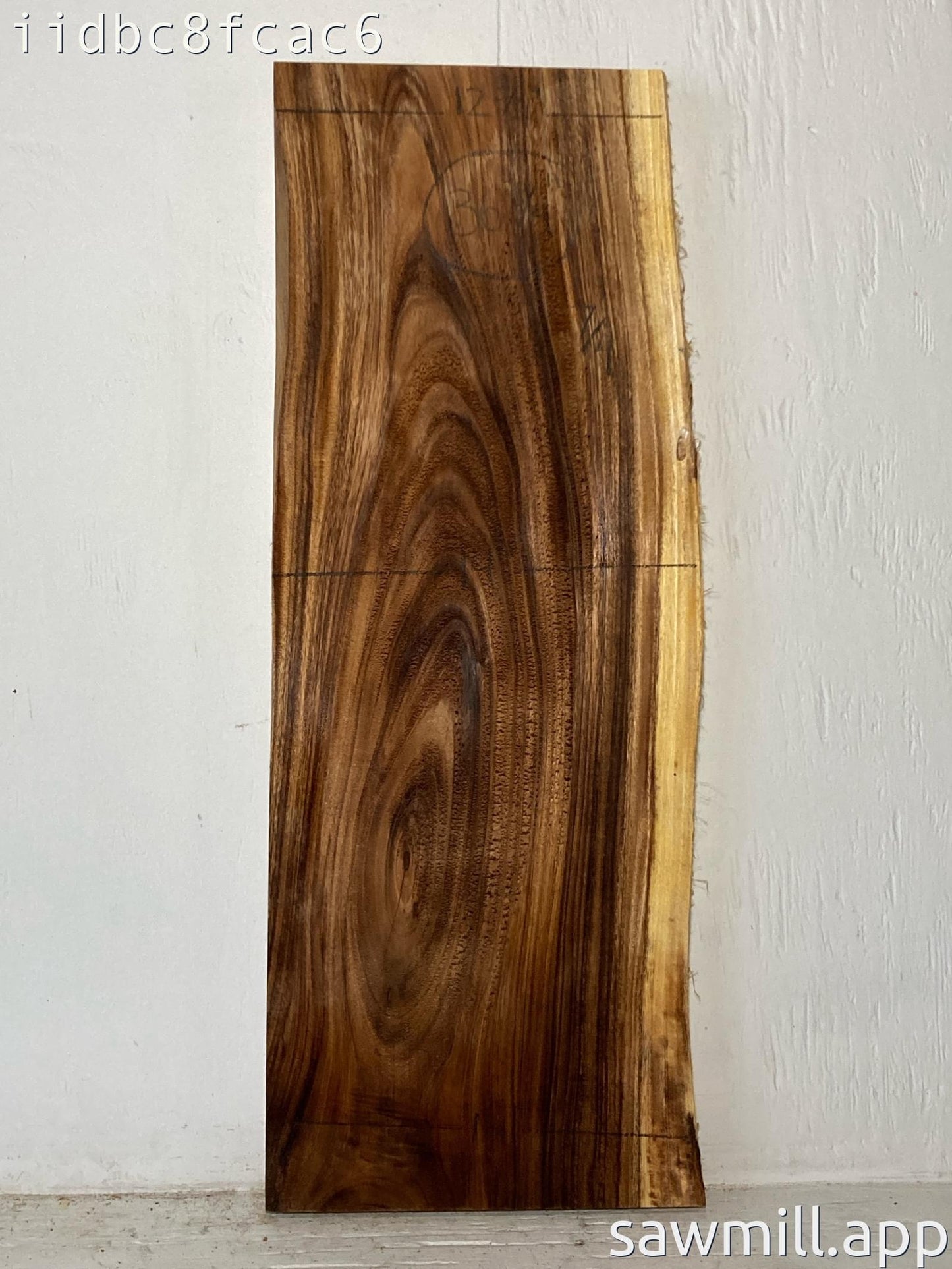 1.75" x 14" x 36" Monkeypod