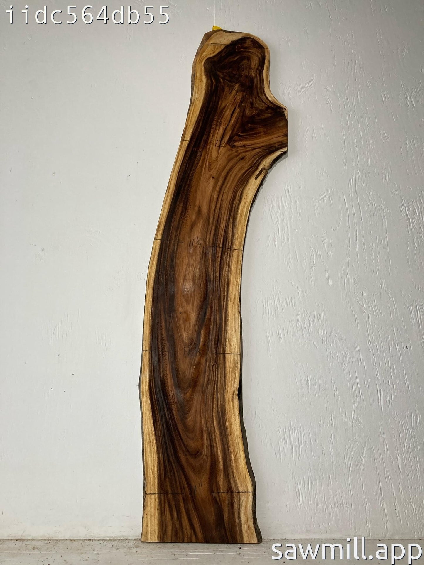 1" x 12" x 67" Monkeypod