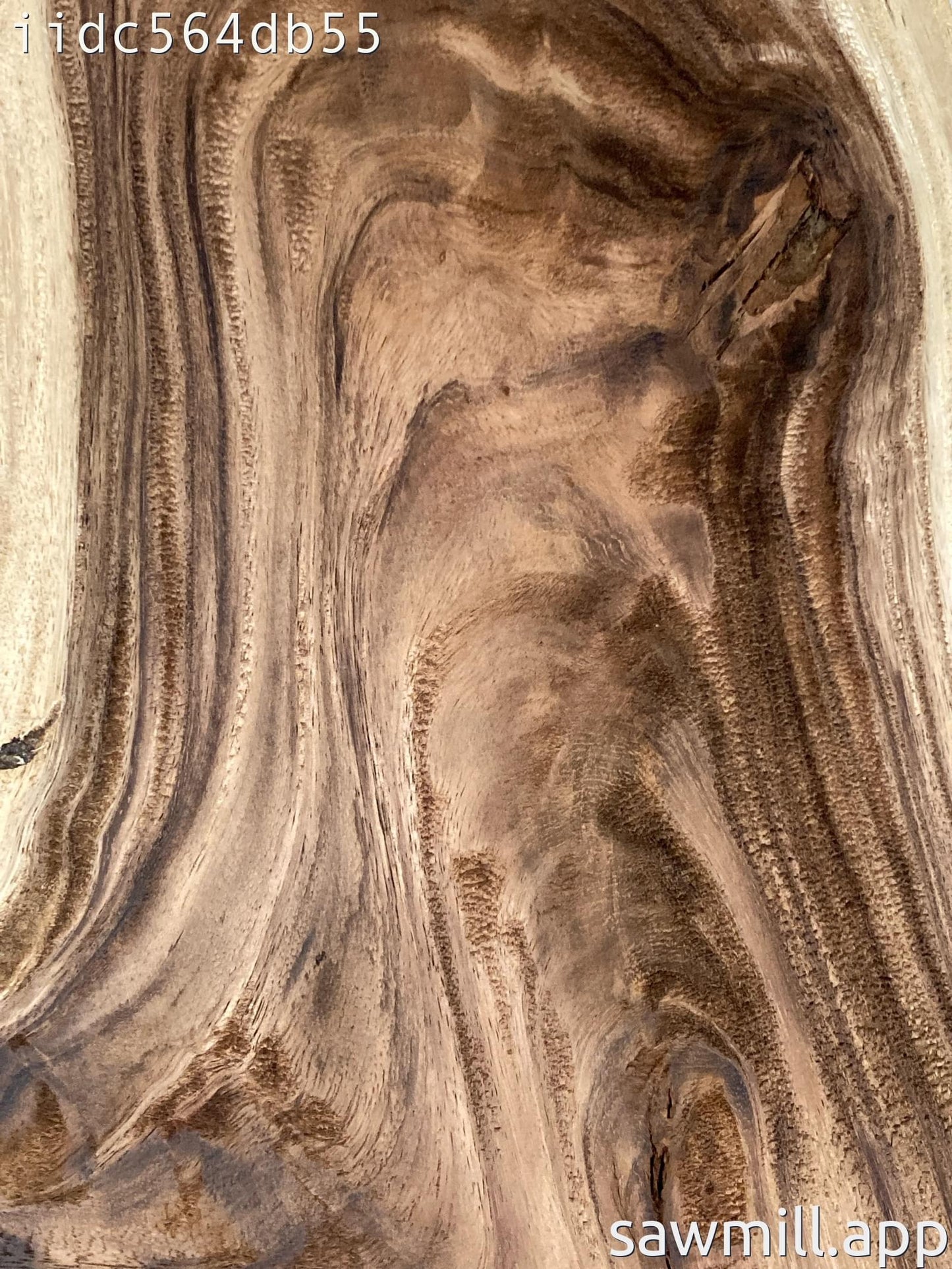 1" x 12" x 67" Monkeypod