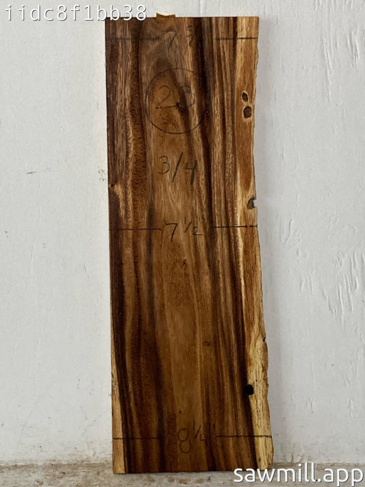 0.75" x 8" x 23" Monkeypod