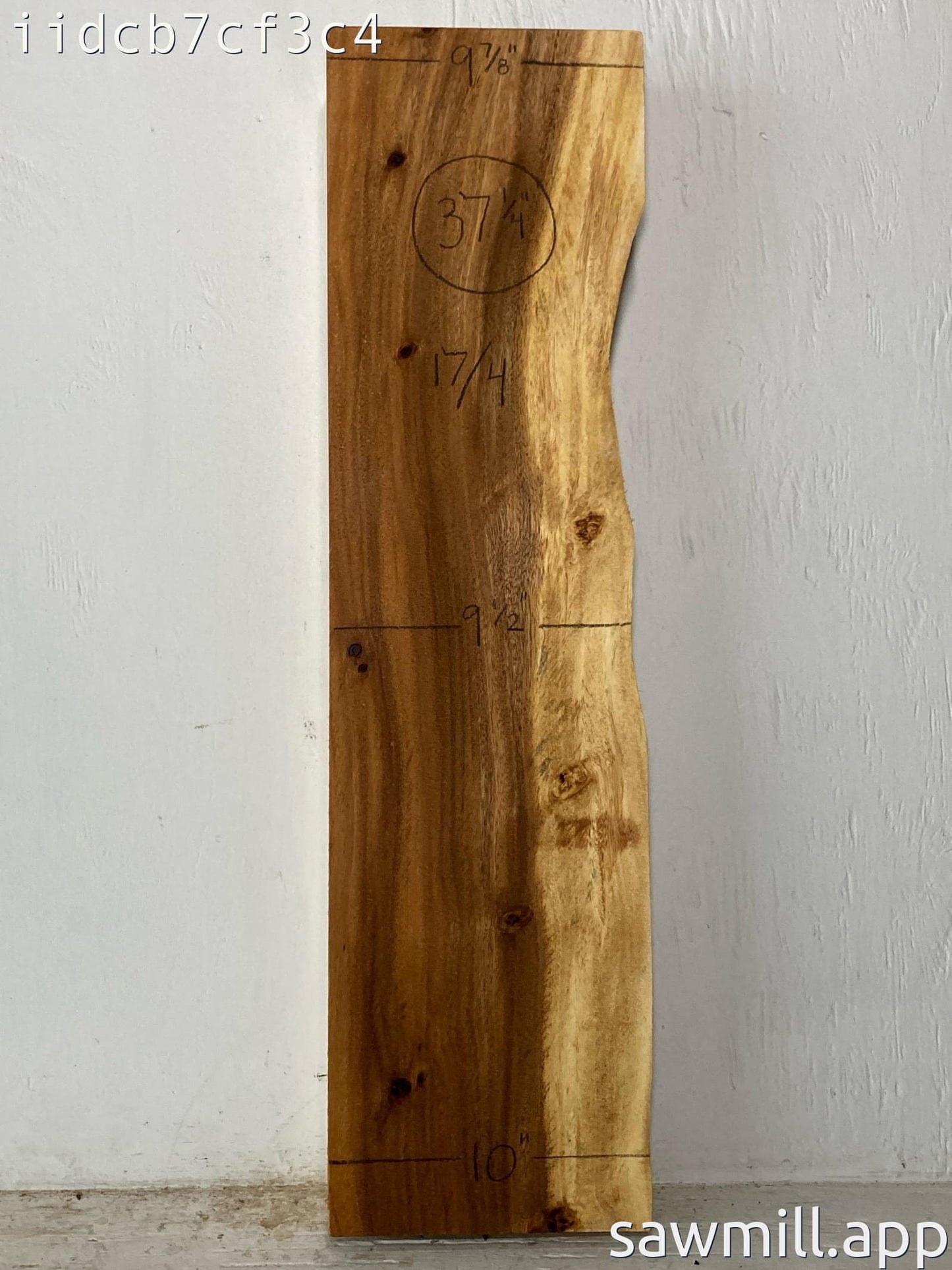 4.25" x 10" x 37" Monkeypod