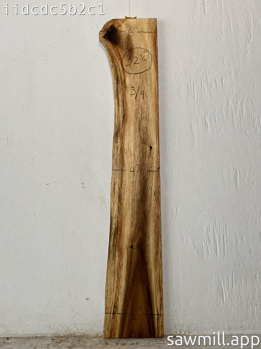 0.75" x 6" x 32" Monkeypod