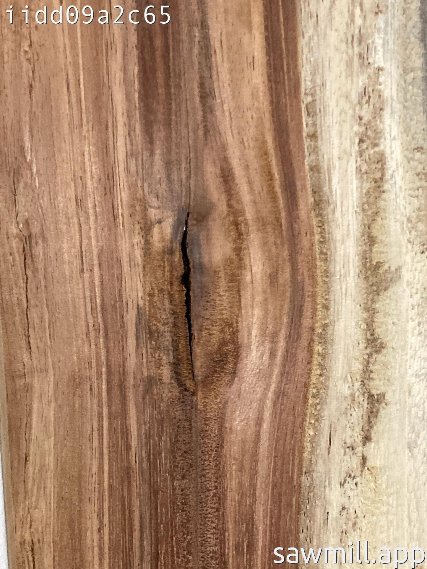 1" x 7" x 38" Chocolate Albizia