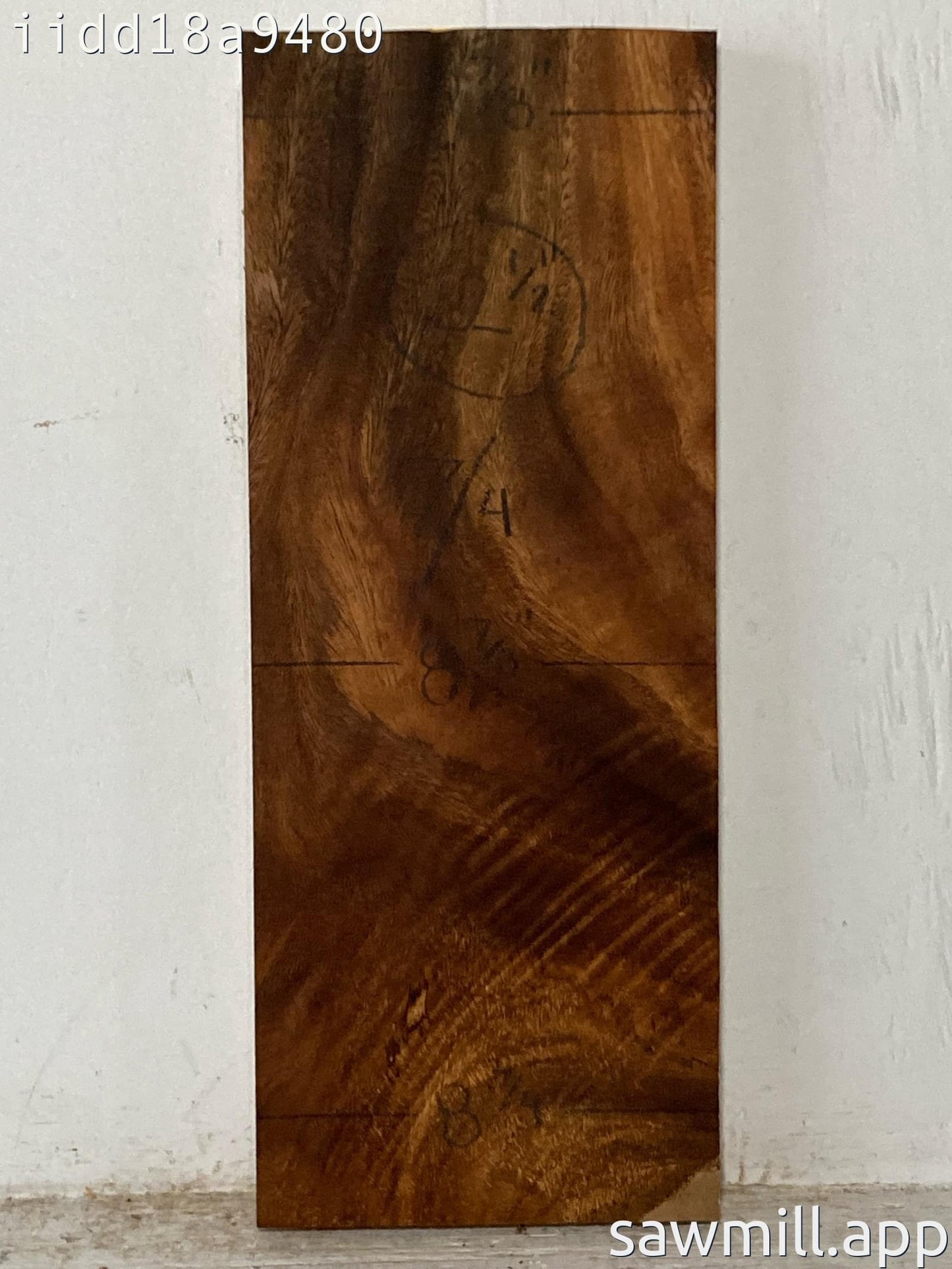 1.75" x 8" x 22" Monkeypod