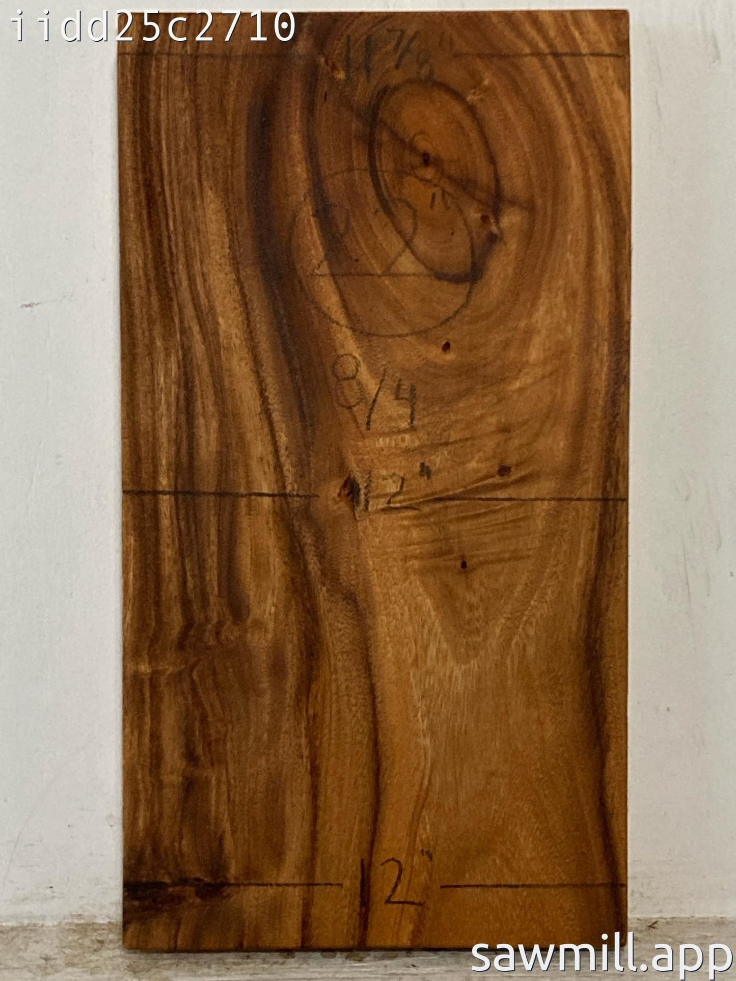 2" x 12" x 22" Monkeypod