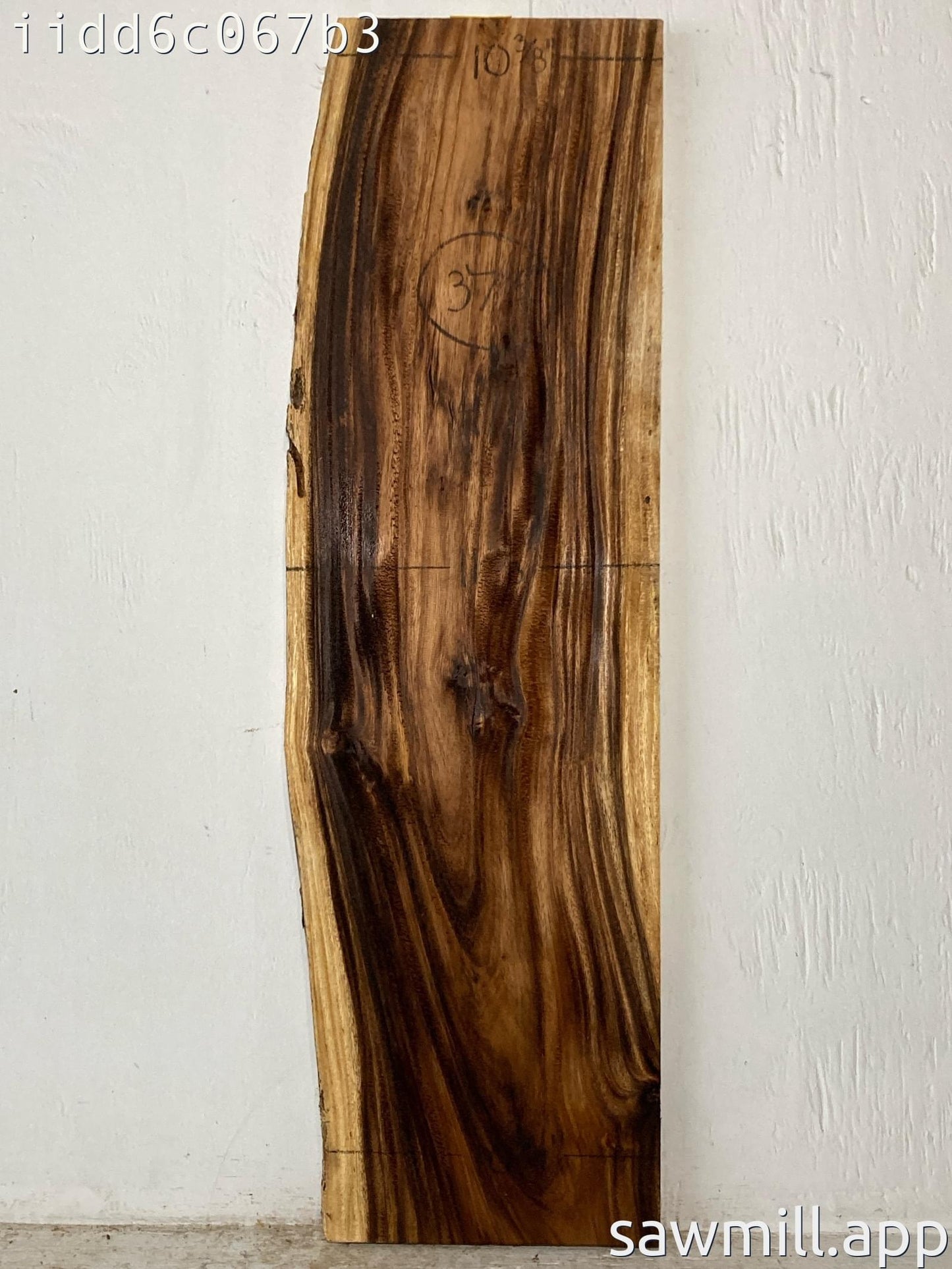 1" x 11" x 37" Monkeypod