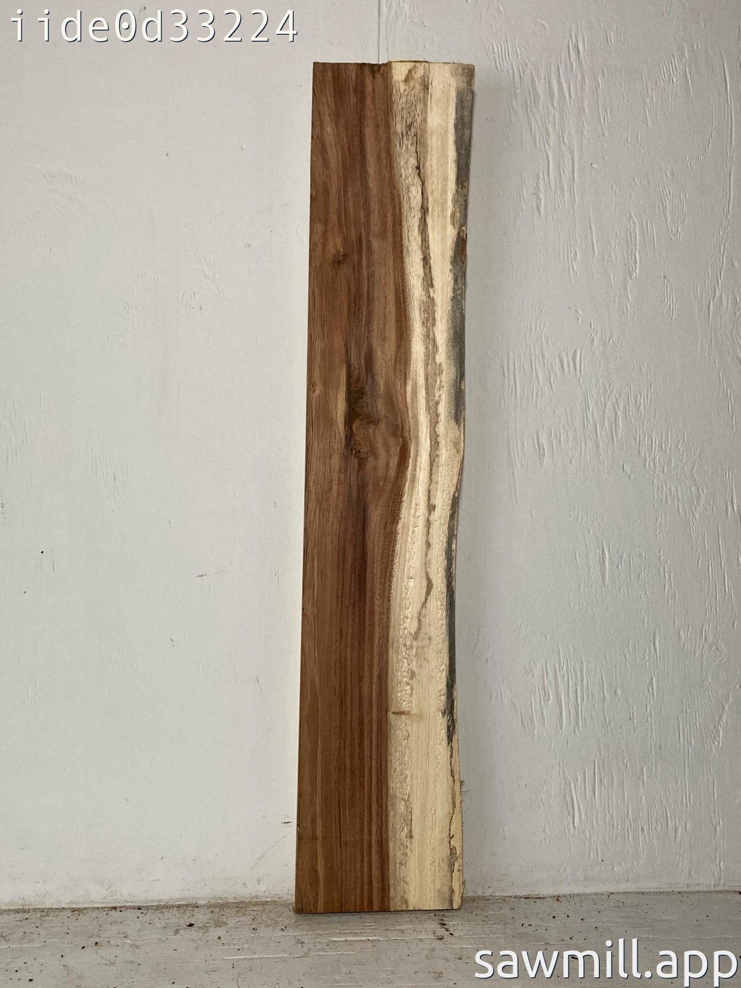 1.5" x 7" x 39" Chocolate Albizia