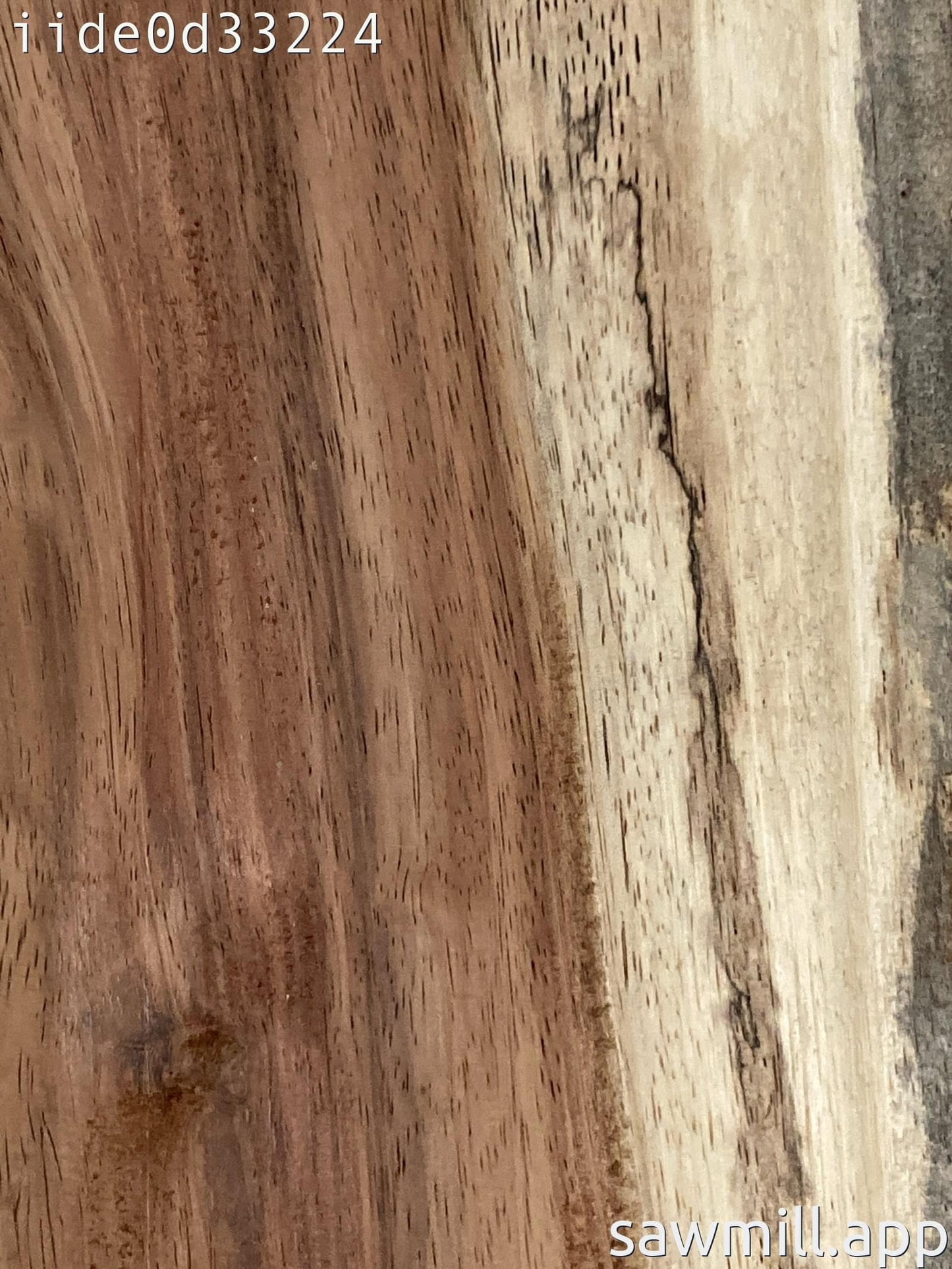 1.5" x 7" x 39" Chocolate Albizia