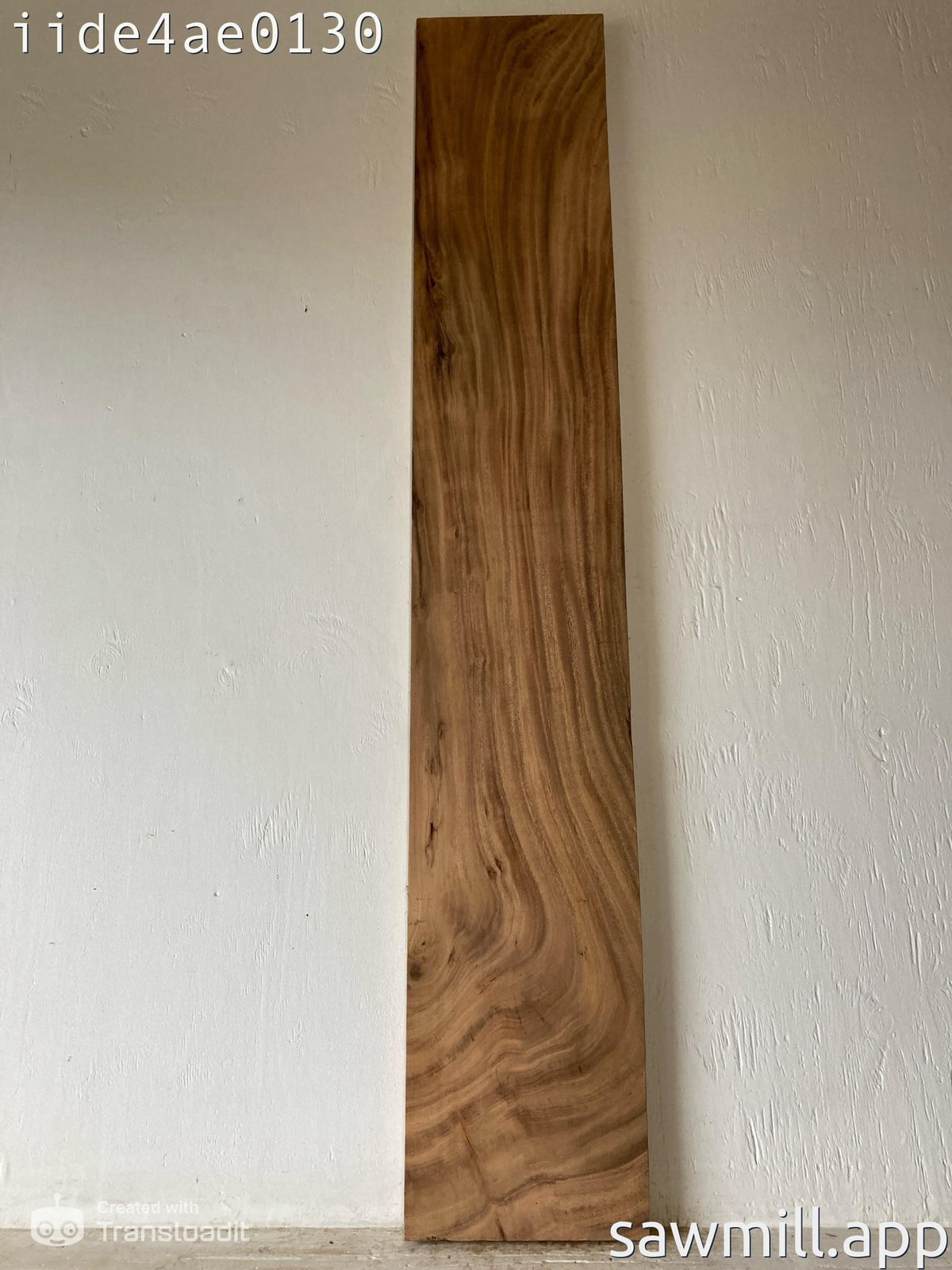 1.75" x 13" x 78" Monkeypod