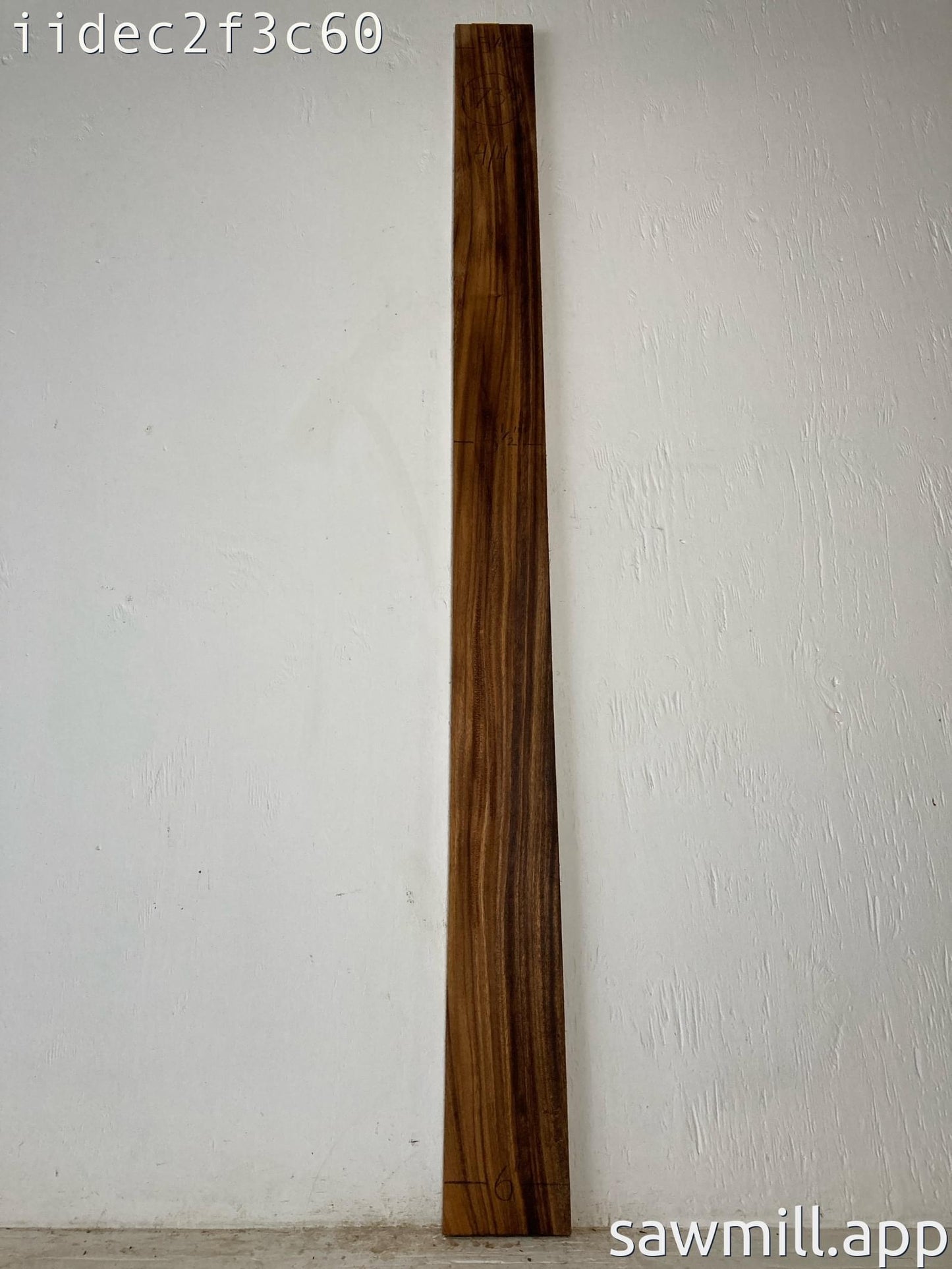 1" x 6" x 73" Monkeypod