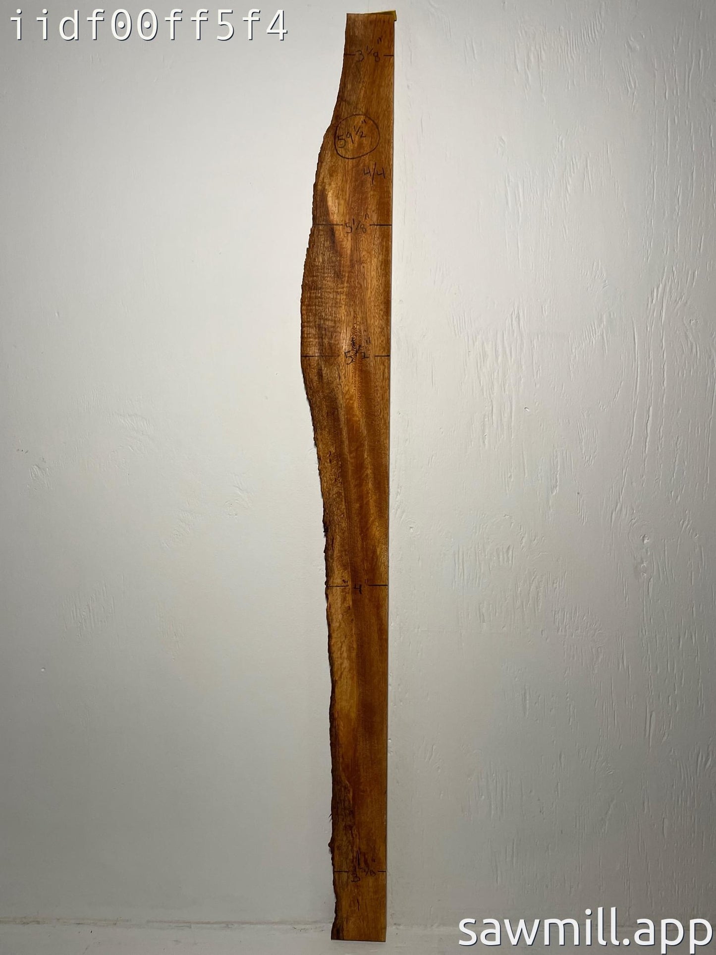 1" x 5" x 59" Mango