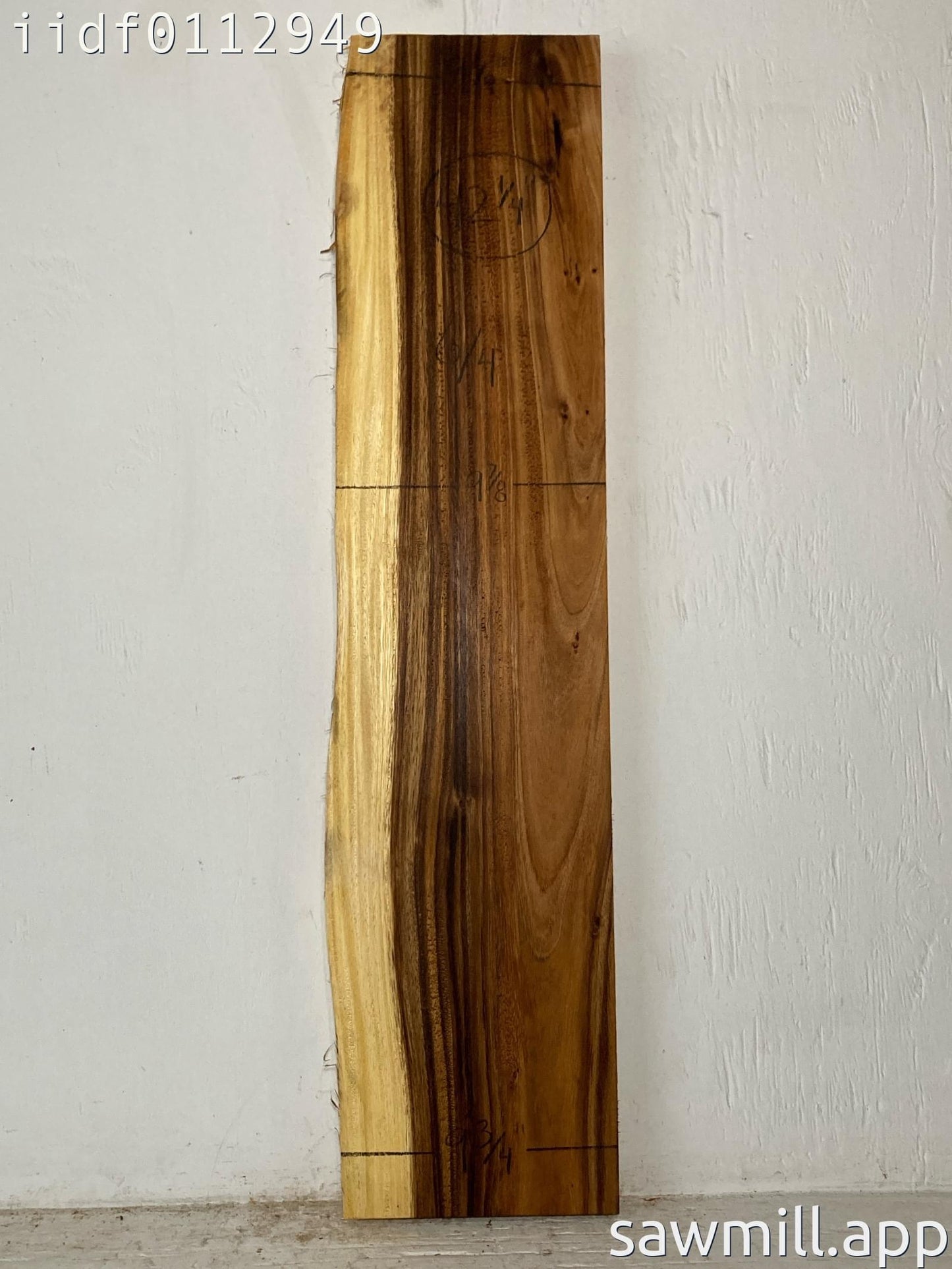 1.5" x 9" x 42" Monkeypod