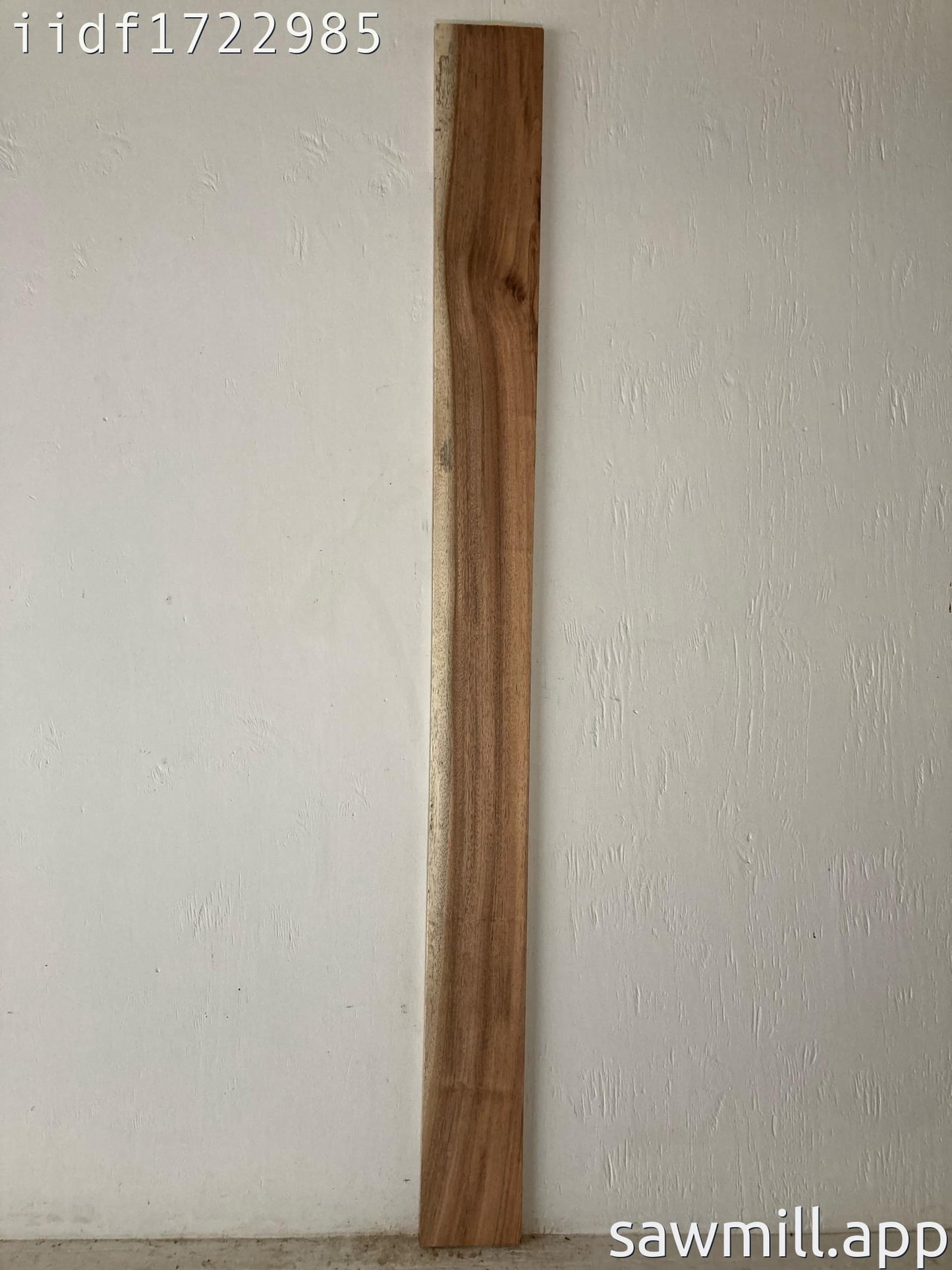 1" x 7" x 81" Chocolate Albizia
