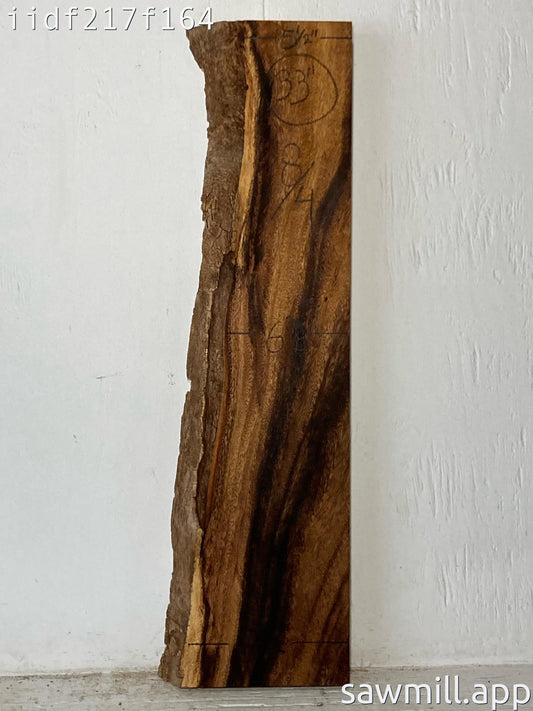 2" x 8" x 33" Monkeypod