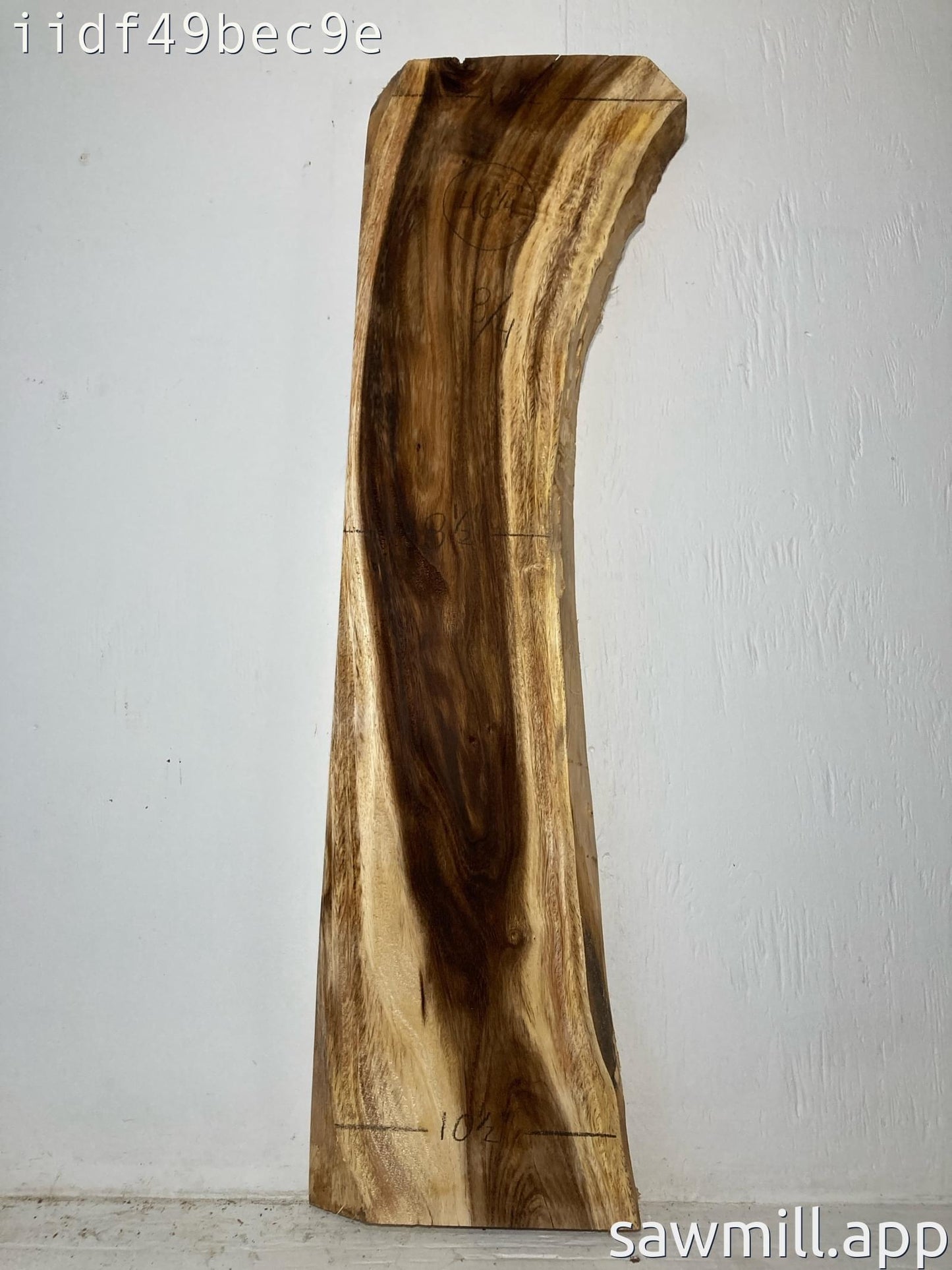 2" x 12" x 46" Monkeypod
