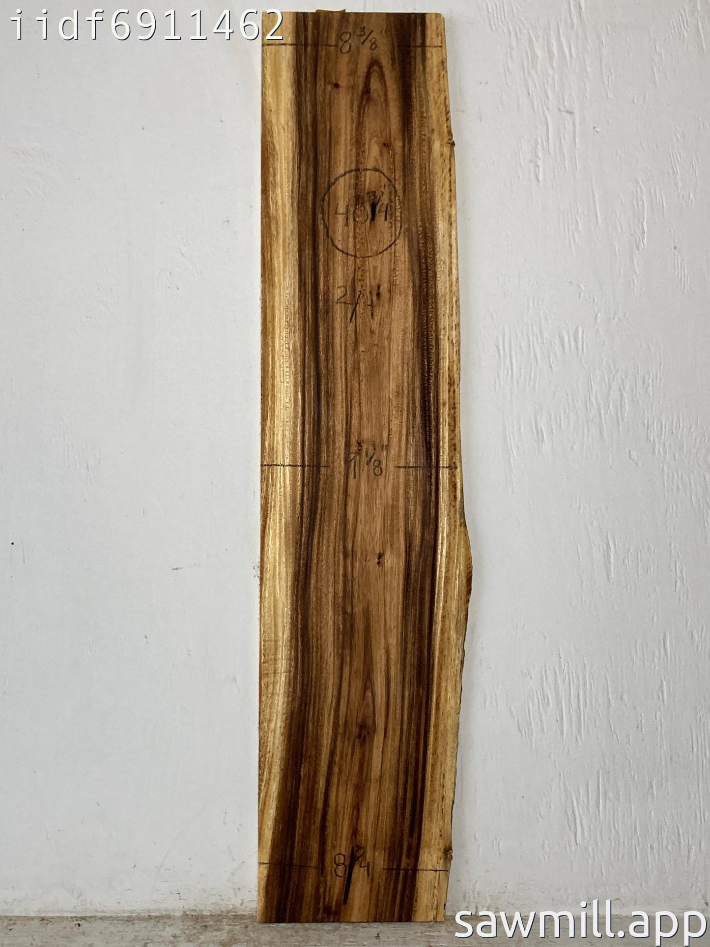 0.5" x 9" x 40" Monkeypod