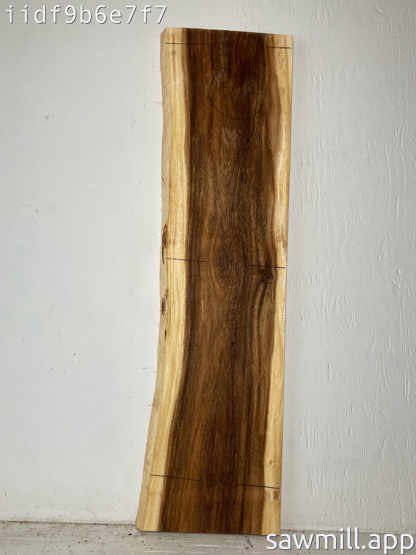 1.5" x 14" x 53" Monkeypod