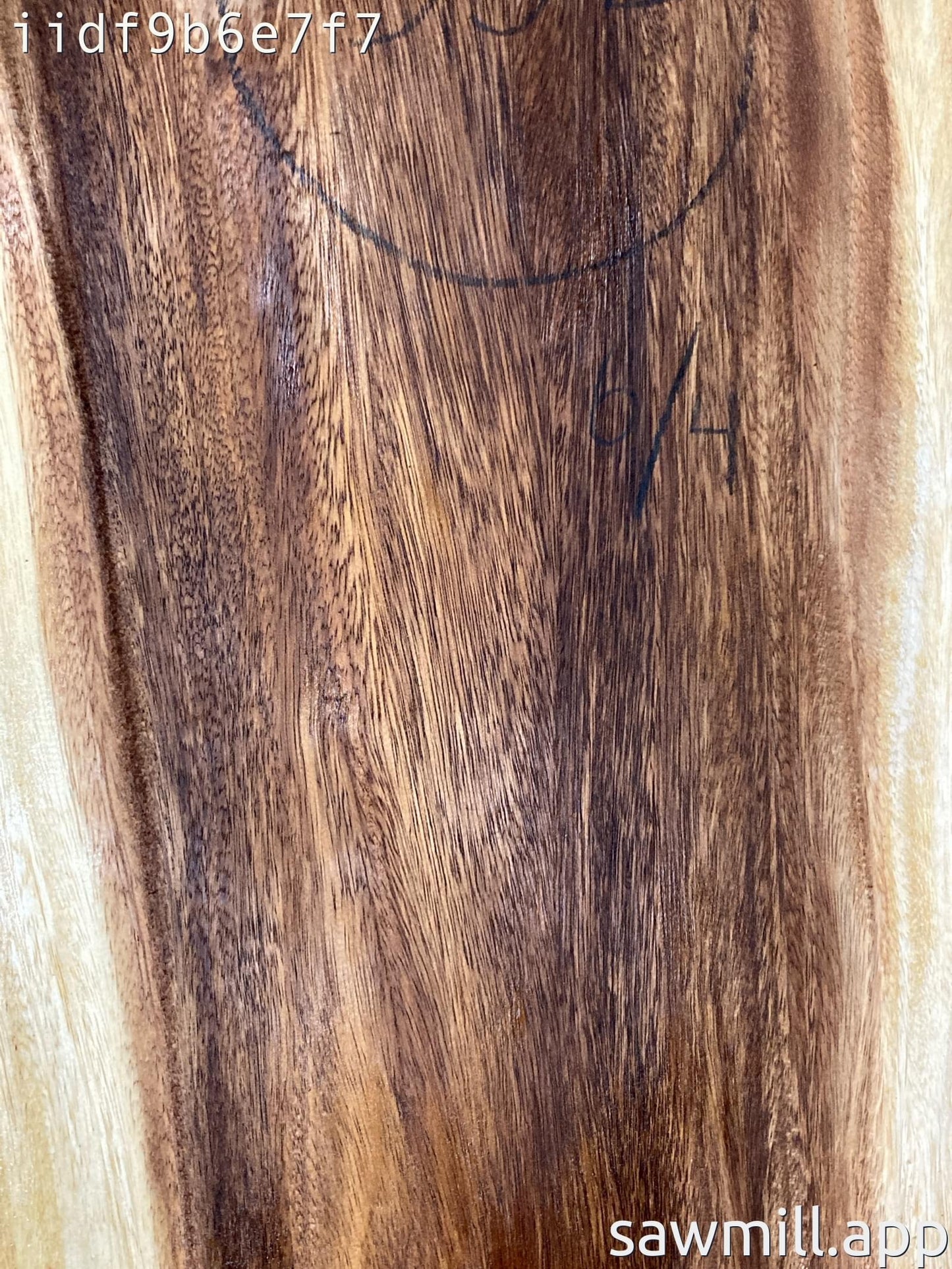 1.5" x 14" x 53" Monkeypod