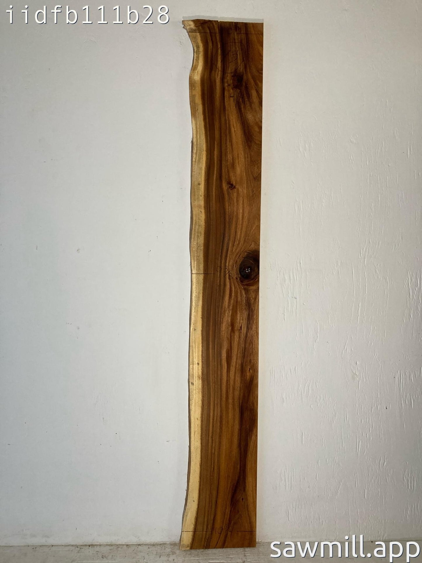 1" x 10" x 73" Monkeypod