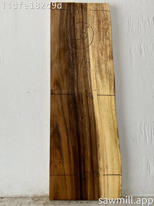 1.25" x 10" x 28" Monkeypod