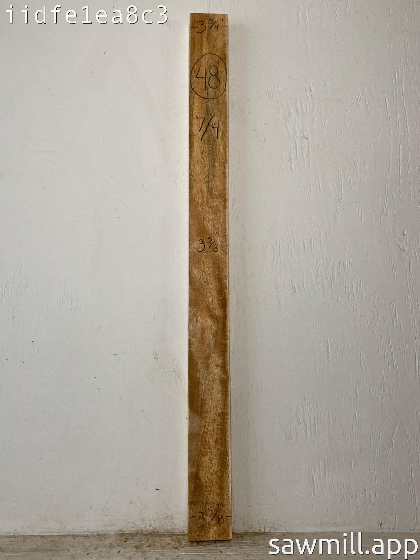 1.75" x 3" x 48" Mango