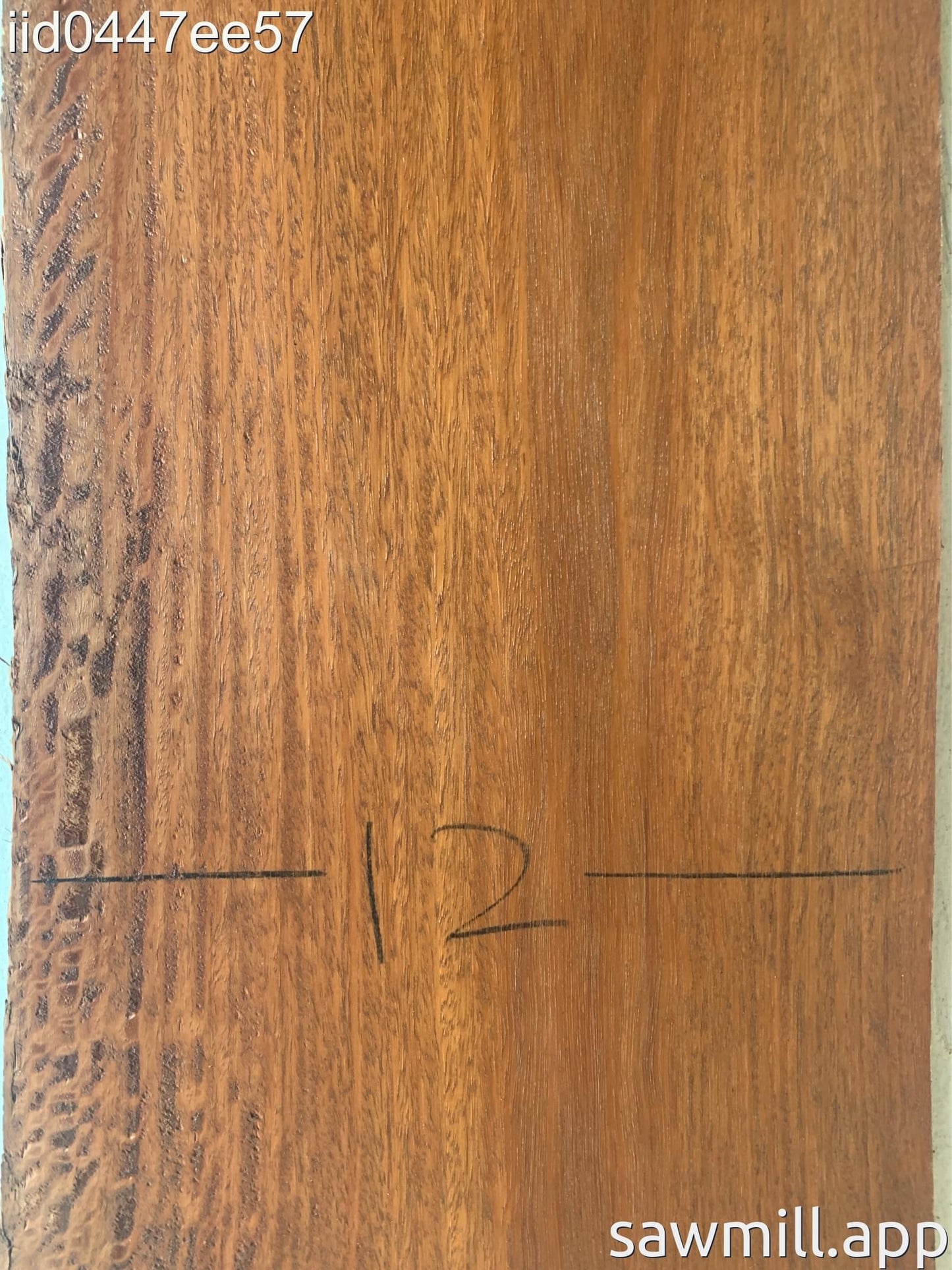 0.75" x 12" x 56" Ironbark Eucalyptus