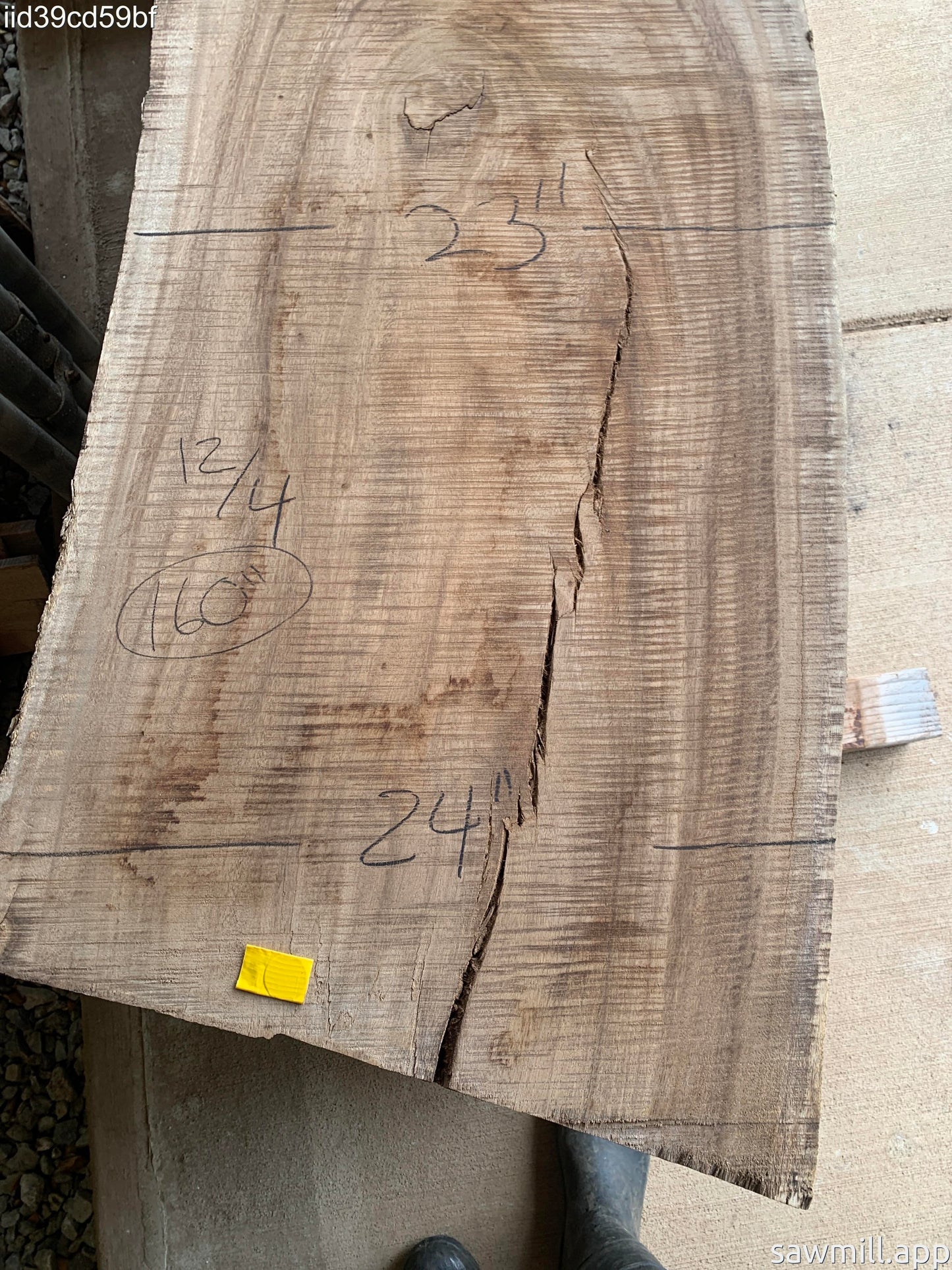 3" x 27" x 160" Monkeypod