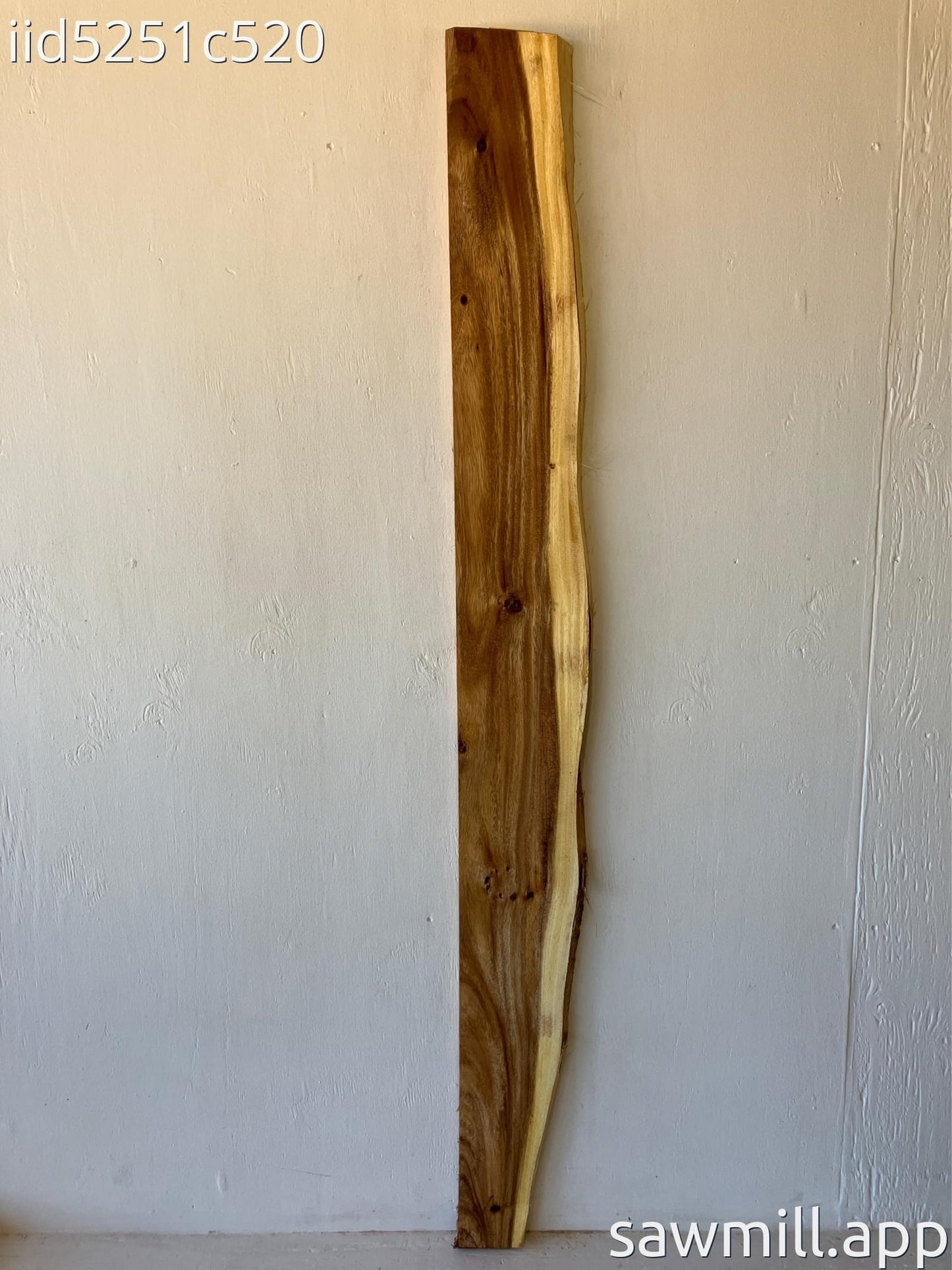 1" x 6" x 58" Monkeypod
