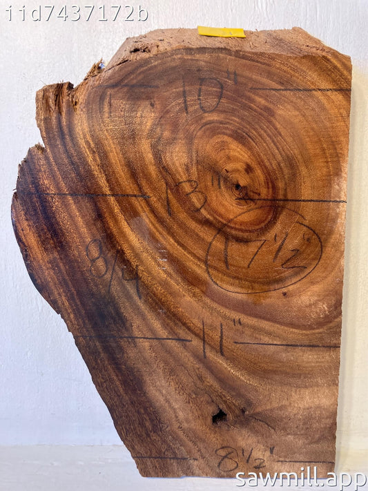 2" x 13" x 17" Monkeypod
