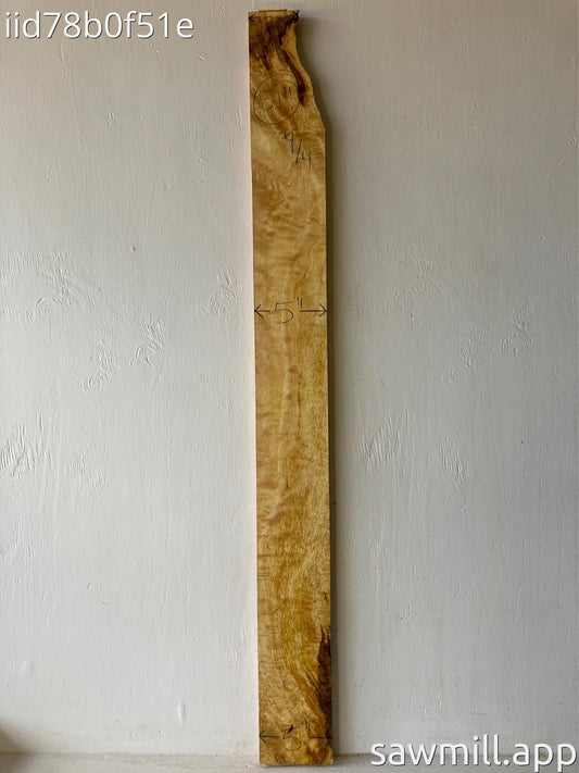 1" x 5" x 51" Mango