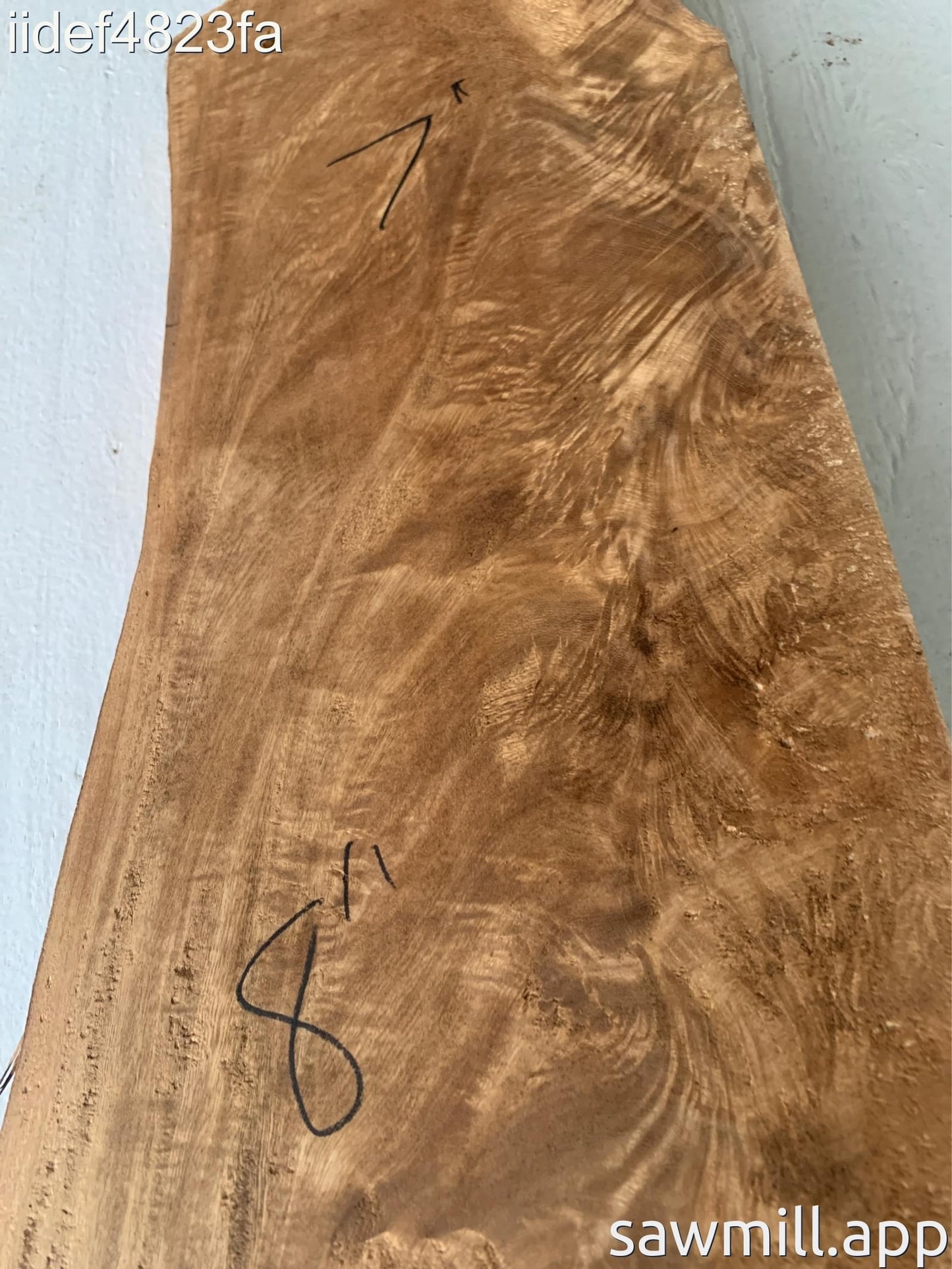 0.75" x 9" x 93" Fiddle Wood
