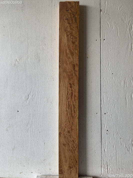 1.5" x 4" x 43" Fiddle Wood